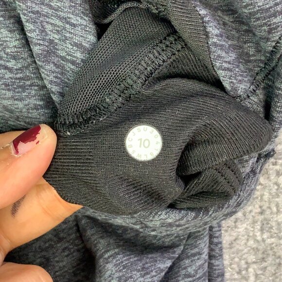 Lululemon Athletica Women Drawstring Joggers Size 10 Heathered Gray - Picture 9 of 10